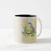 Bird Fanatic Zweifarbige Tasse (VorderseiteRechts)
