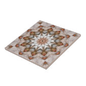 Bird Feather Kaleidoscope Mandala Muster Tile Fliese (Seite)