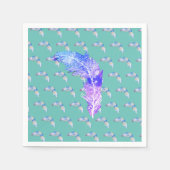 Bird Feather Serviette (Vorderseite)