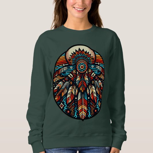 Bird Feathers Sweatshirt (Vorderseite)