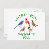 BIRD FEED POSTKARTE (Vorne/Hinten)