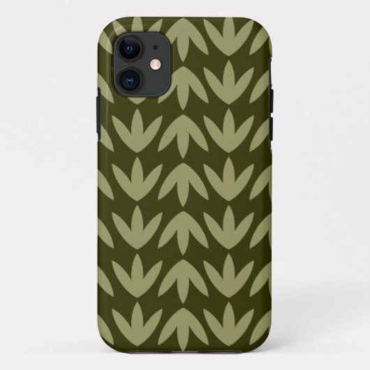 Bird Feet - Khaki und Dk Olive.pdf Case-Mate iPhone Hülle (Rückseite)