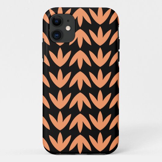 Bird Feet - Peach and Black.pdf Case-Mate iPhone Hülle (Rückseite)