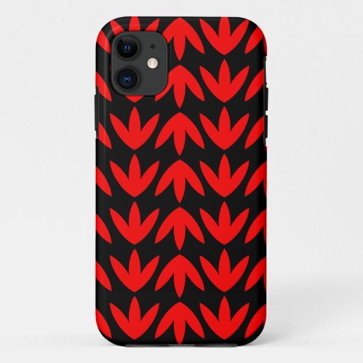 Bird Feet - Rot und Schwarz.pdf Case-Mate iPhone Hülle (Rückseite)