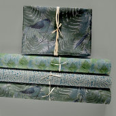 Bird Ferns Dragonflies Nature Inspiriert Decoupage Geschenkpapier Set