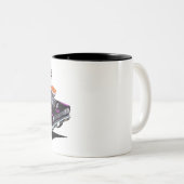 BIRD FINK 1969 Road Runner Lila Zweifarbige Tasse (VorderseiteRechts)