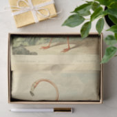 Bird Flamingo Ephemera Decoupage Seidenpapier (Geschenk)
