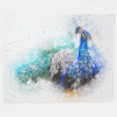 Bird Fleece Blanket (Vorderseite (Horizontal))