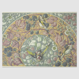 Bird & Floral Berry Deoupage Paper Seidenpapier