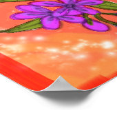 Bird Floral Poster (Ecke)