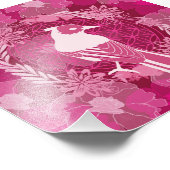 Bird flower of life fotodruck (Ecke)