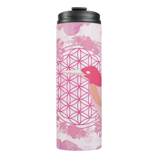Bird flower of life thermosbecher (Vorderseite)