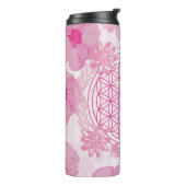 Bird flower of life thermosbecher (Nach links gedreht)