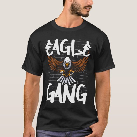 Bird  Flying Animal Ornithology Eagle Gang T-Shirt (Vorderseite)