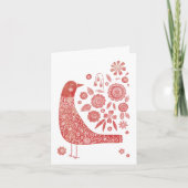 Bird Folk Art Christmas (Vorderseite)