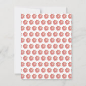 Bird Folk Art Christmas Mitteilungskarte (Rückseite)