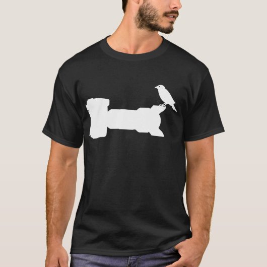 Bird-Fotografie Cameraman Fotograf Foto T-Shirt (Vorderseite)