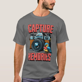 Bird Fotografy Capture Erinnerungen Bird Behaltend T-Shirt