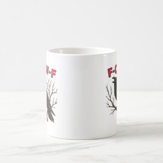 Bird - Funny Crow F-Caw-F Classic Kaffeetasse (Mittel)