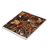 Bird Garden, colorful abstract art by Paul Klee, Fliese (Seite)