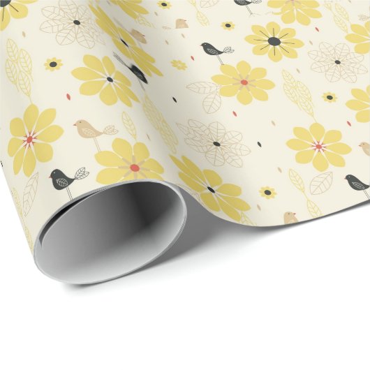 Bird Garden Geschenkpapier (Rolleneckpunkt)