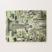 Bird Girl, Bonaventure Friedhof, Savannah, GA Puzzle (Horizontal)