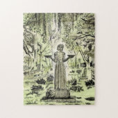 Bird Girl, Bonaventure Friedhof, Savannah, GA Puzzle (Vertikal)