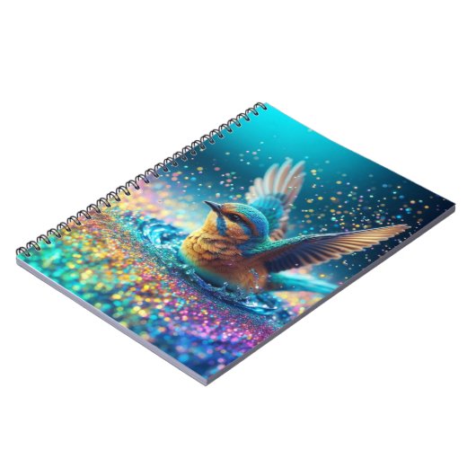 Bird Glitter Notizblock (Linke Seite)