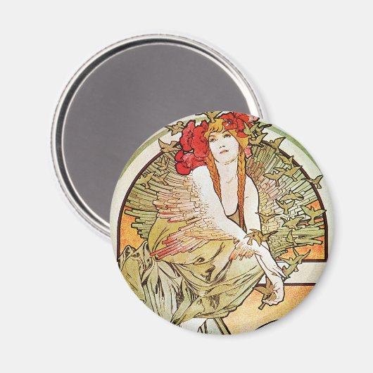 Bird Goddess Magnet (Vorderseite/Rückseite)