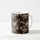 Bird-Gravur Kaffeetasse (VorderseiteRechts)