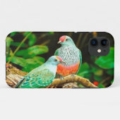 Bird green_iphone Case-Mate iPhone hülle (Rückseite (Horizontal))