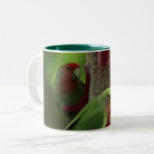 Bird green_iphone zweifarbige tasse (Vorderseite Links)