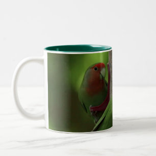 Bird green_iphone zweifarbige tasse