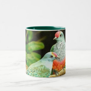Bird green_iphone zweifarbige tasse