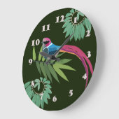 Bird Große Wanduhr (Winkel)