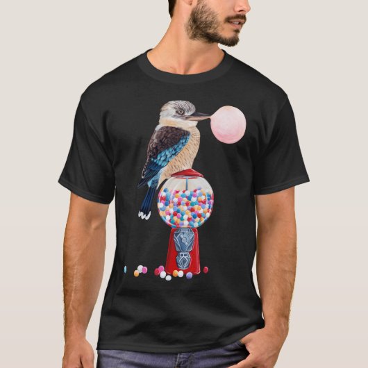 Bird Gumball Machine Kookaburra T-Shirt (Vorderseite)