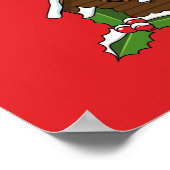 Bird House Frohe Weihnachten Poster (Ecke)