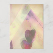 Bird House Heart Abstract Postkarte (Vorderseite)