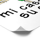 Bird Houses My House ist Ihr Haus - Spanisch Poster (Ecke)