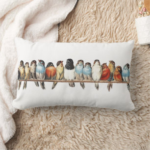 Bird Hütte Französischer Bauernhof Landwirbel Kiss Lendenkissen