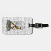 Bird in Bell Jar Gepäckanhänger (Vorderseite horizontal)