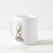 Bird in Bell Jar Kaffeetasse (Vorderseite Links)
