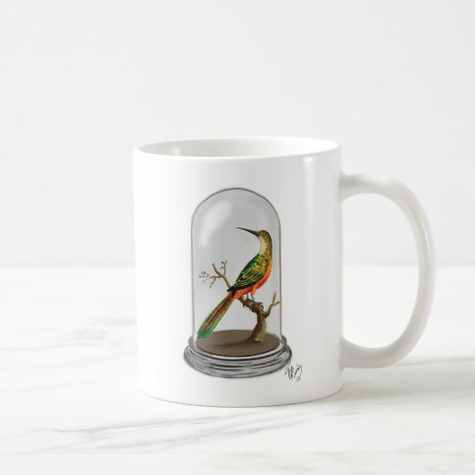 Bird in Bell Jar Kaffeetasse (Rechts)