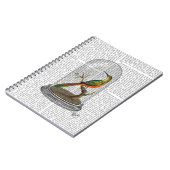 Bird in Bell Jar Notizblock (Linke Seite)