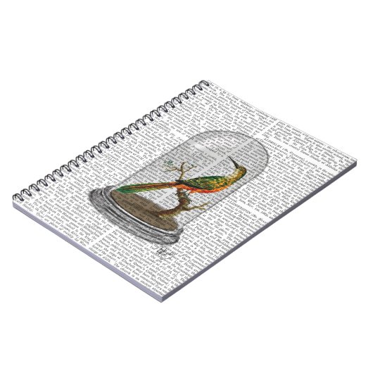 Bird in Bell Jar Notizblock (Linke Seite)