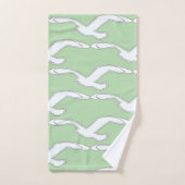 Bird in Flight Zuhause Bath Accessoire Minze Badhandtuch Set (Handtuch)