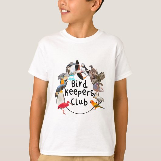 Bird Keepers Club T-Shirt (Vorderseite)