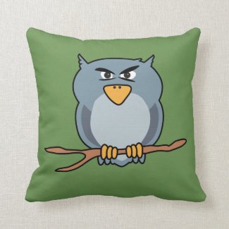bird throw pillow