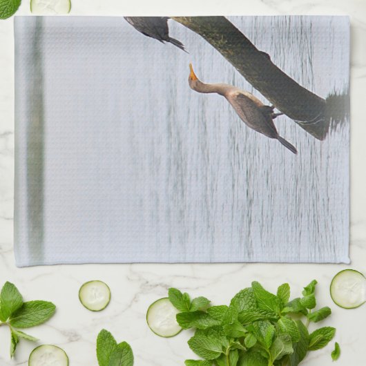 Bird Kittuch Küchentuch (Gefaltet)