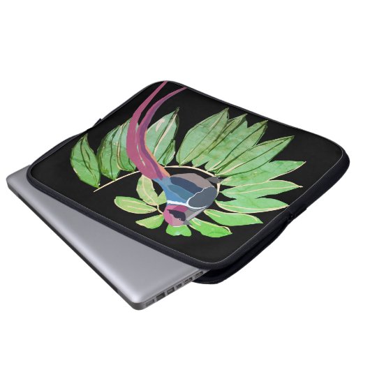 Bird Laptopschutzhülle (Vorne Knopf)